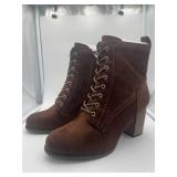 Brand New - Journee Baylor Brown booties womens size 8.5