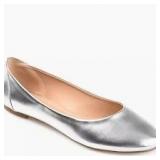 Brand New - Journee silver closed-toed shoes womens size 7