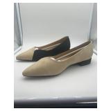 Brand New - Journee CARMIN DRESS FLATS - Black Sand Women’s size 6