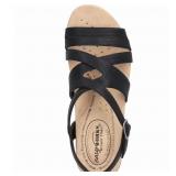 Brand New - Size 8.5 Women’s Navy and Brown sandals
