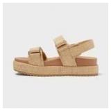 Brand New - Girls Tan sandals size 8