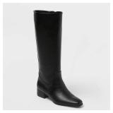 Brand New - Women’s Black High Top Boots Size 11