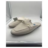 Brand New - A New Day Women's White Sandy Mule Flats
