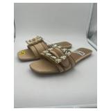 Brand New - Women's Kelsey Rhinestone Buckle Slide Sandals - A New Day Size 6.5