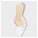 Brand New - A New Day Lupita Mesh Rhinestone Floral Heeled Size 11