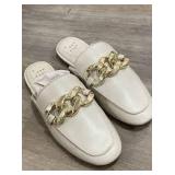 Brand New - White cream flat shoes size 6 women NEW a New Day
