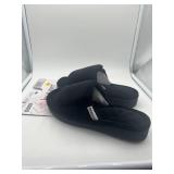 Brand New - Isotoner Women's Sculpted Terry Adjustable Open Toe Slide Slippers Size 6.5