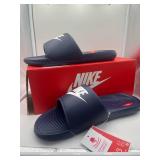 Brand New  Nike Victori One Men's Slides Navy/White Size 13