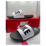 Brand New - Nike Offcourt slides Grey/Black/white Size 12