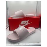 Brand New - Nike Victori slides Rose/Metallic Silver Size 11