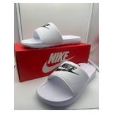 Brand New - Nike Victori slides white black white Size 10