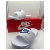 Brand New - Nike Victori Slides White/Royal Blue Size 6