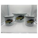 NDSU College Tin Cup Set - NEW - 3 Piece