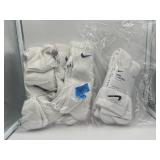 9 -  Brand New Pairs of NIKE Crew Socks - New With Tags