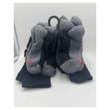 9 -  Brand New Pairs of Hanes Crew Socks - New With Tags