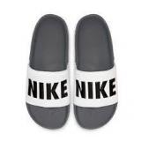 Brand New - Nike Offcourt slides Grey/Black/white Size 12