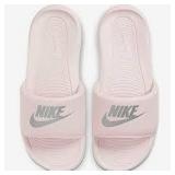 Brand New - Nike Victori slides Rose/Metallic Silver Size 11
