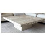 LR - Stone International Italian Marble Coffee Table