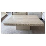 LR - Stone International Italian Marble Coffee Table