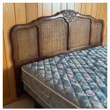 LBR - Vintage King Cane Bed Frame