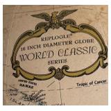 BR3 - Vintage Replogle World Classic Series Globe 16 Inch