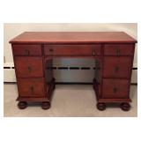 BR1 - Vintage Maple Desk With Chair