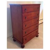 BR1 - Vintage William and Mary Style Mahogany Chest of Drawers