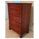 BR1 - Vintage William and Mary Style Mahogany Chest of Drawers