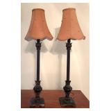BR1 - Pair of Ornate Table Lamps