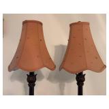 BR1 - Pair of Ornate Table Lamps