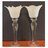 BR1 - Milano Long Stem Candleholders Set of 2