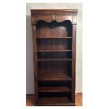 BR3 - Vintage Wood Open Bookcase
