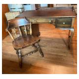 BR3 - Vintage Desk & Chair Set