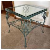 FR - Glass Top Accent Table