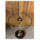 FR - Vintage Floor Lamp With Glass Shelf