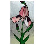 B - Floral Stained Glass Decor