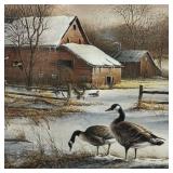 LLR - Vintage Terry Redlin Winter Haven Signed & Numbered Print 306/500 Framed