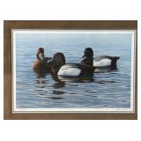LLR - Phil Scholer Limited Edition Duck Print 308/750 Framed