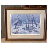 LLR - Les C. Kouba in Shelter Limited Edition Print 2386/3000 Framed