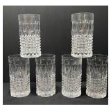 K - Gorham Fairfax Crystal Highball Tumblers (Lot of 6)