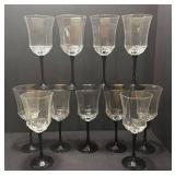 K - Luminarc Arcoroc Stemware Glasses 8in (Lot of 11)