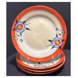 K - Vintage Floral Tea Set Teapot Cup Saucers Plates