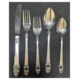 K - Vintage Grace Symphony Stainless Flatware Service for 14