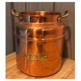 LLR - Kitchen Cow Utensil Holder Copper Bin & Utensils