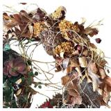 LR - Mixed Faux and Dried Floral Wreaths and Sprays