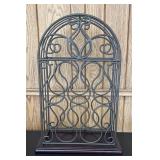 LR - Scrolled Metal Wine Rack