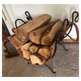 FR - Fireplace Tool Set, Log Holder, Fire Starters & Lighters Mixed Lot