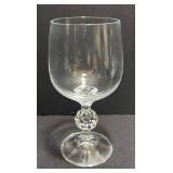 K - Vintage Bohemia Claudia Crystal Stemware (Lot of 6)