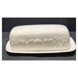 K - Gibson Embossed Fruit Dinnerware Set (Lot of 8)