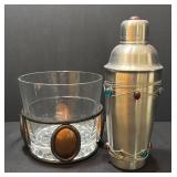 K - Vintage Ice Bucket & Cocktail Shaker Set